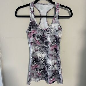 Lululemon Cool Racerback Watercolor Floral Tank